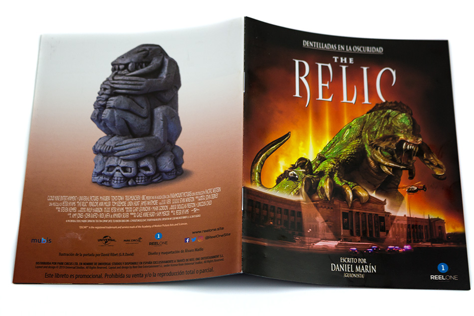 Fotografías de la edición con funda y libreto de The Relic en Blu-ray 15