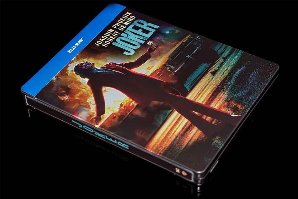 Fotografías del Steelbook de Joker en Blu-ray con diseño Imax 2