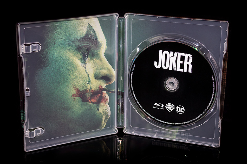 Fotografías del Steelbook de Joker en Blu-ray con diseño Imax 13