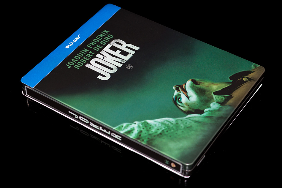 Fotografías del Steelbook de Joker en Blu-ray con diseño teaser 2