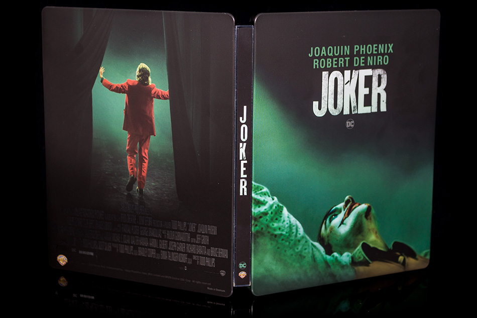 Fotografías del Steelbook de Joker en Blu-ray con diseño teaser 11