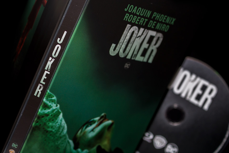 Fotografías del Steelbook de Joker en Blu-ray con diseño teaser 14