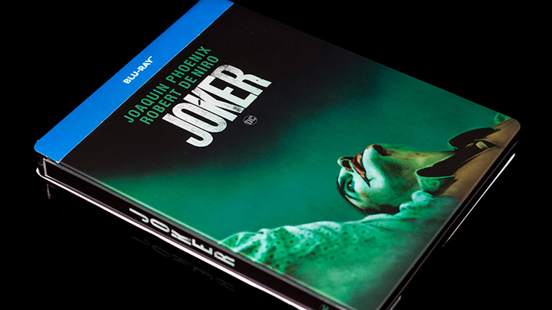 Fotografías del Steelbook de Joker en Blu-ray con diseño teaser