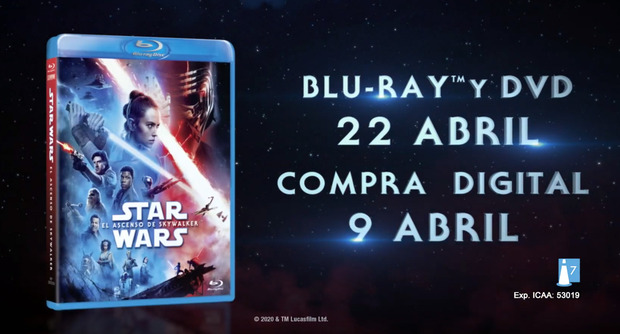 Fecha de venta del Blu-ray de Star Wars: El Ascenso de Skywalker - Edición Metálica