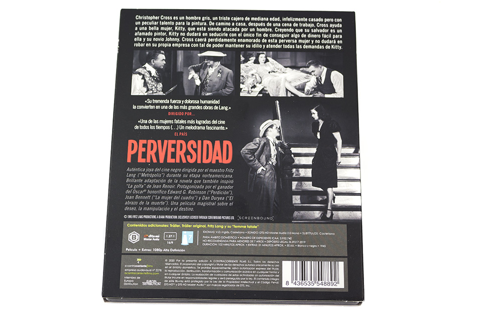 Fotografías de la edición 75º aniversario de Perversidad en Blu-ray 7