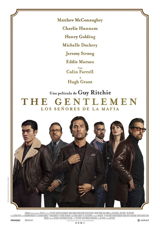 Anuncio oficial del Blu-ray de The Gentlemen: Los Señores de la Mafia 1