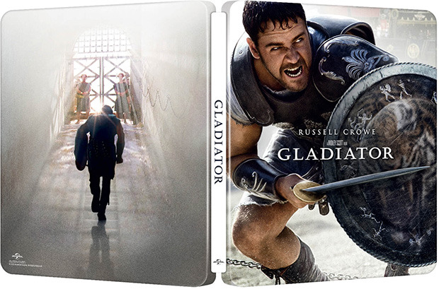 Diseño de la carátula de Gladiator (El Gladiador) - Edición Metálica en Ultra HD Blu-ray 2