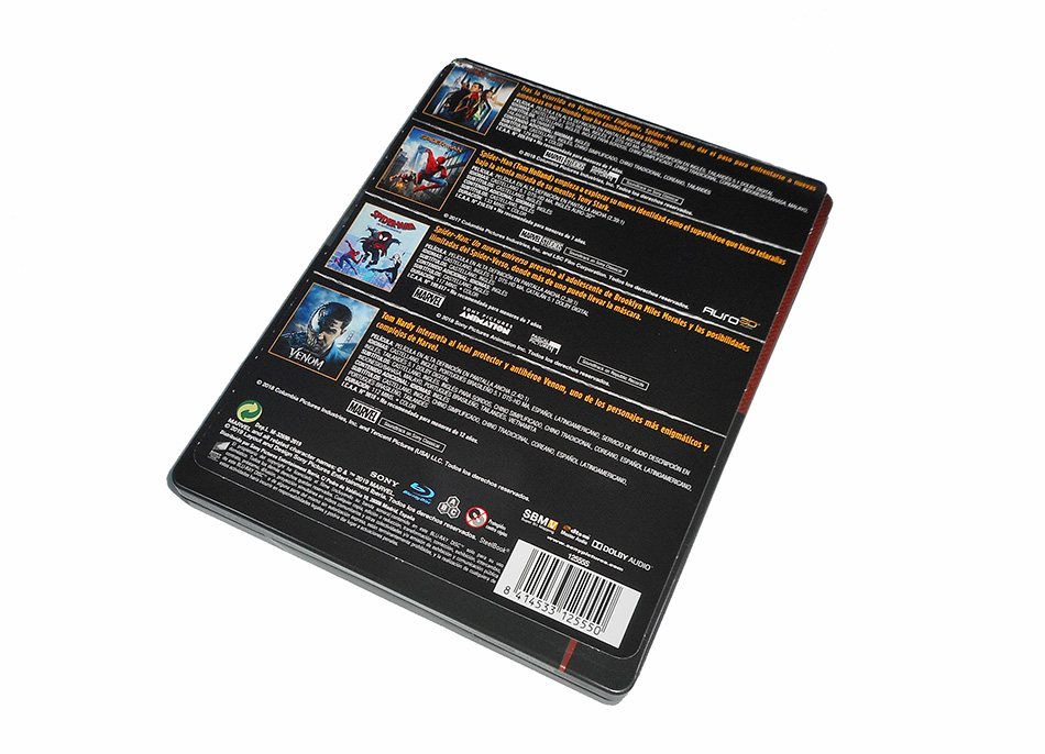 Fotografías del Steelbook de Spider-Man Colección 4 Películas en Blu-ray 6