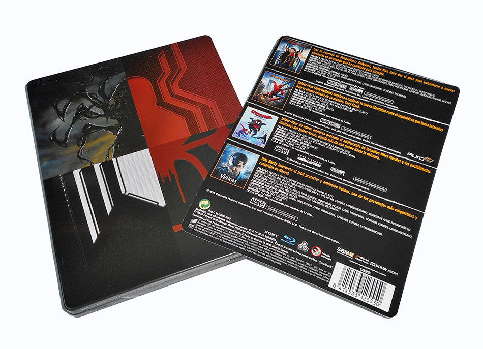 Fotografías del Steelbook de Spider-Man Colección 4 Películas en Blu-ray 7