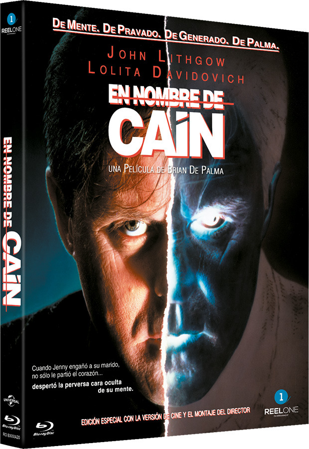 Así será la funda del Blu-ray de En Nombre de Caín, dirigida por Brian de Palma