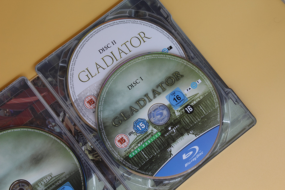 Fotografías del Steelbook 20º Aniversario de Gladiator en UHD 4K y Blu-ray 14