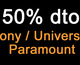 50% de descuento en Blu-ray y UHD 4K de Sony/Universal/Paramount
