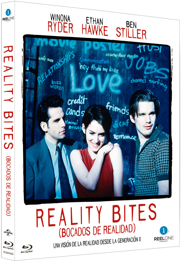 Diseño de la funda de Reality Bites (Bocados de Realidad) en Blu-ray