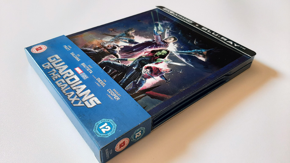 Fotografías del Steelbook de Guardianes de la Galaxia en UHD 4K y Blu-ray (UK) 2