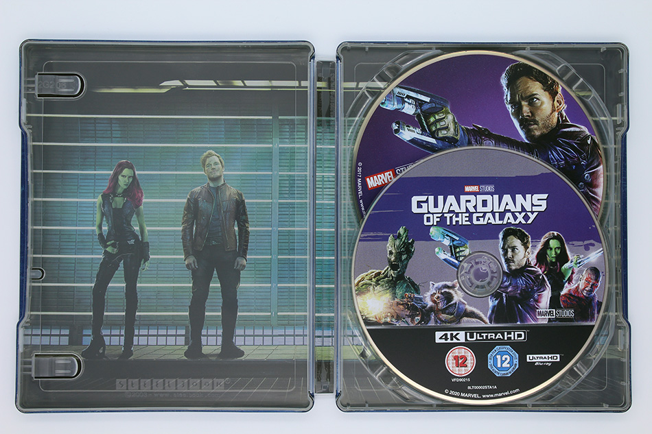 Fotografías del Steelbook de Guardianes de la Galaxia en UHD 4K y Blu-ray (UK) 14