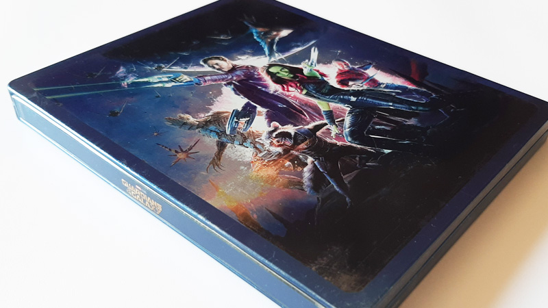 Fotografías del Steelbook de Guardianes de la Galaxia en UHD 4K y Blu-ray (UK)