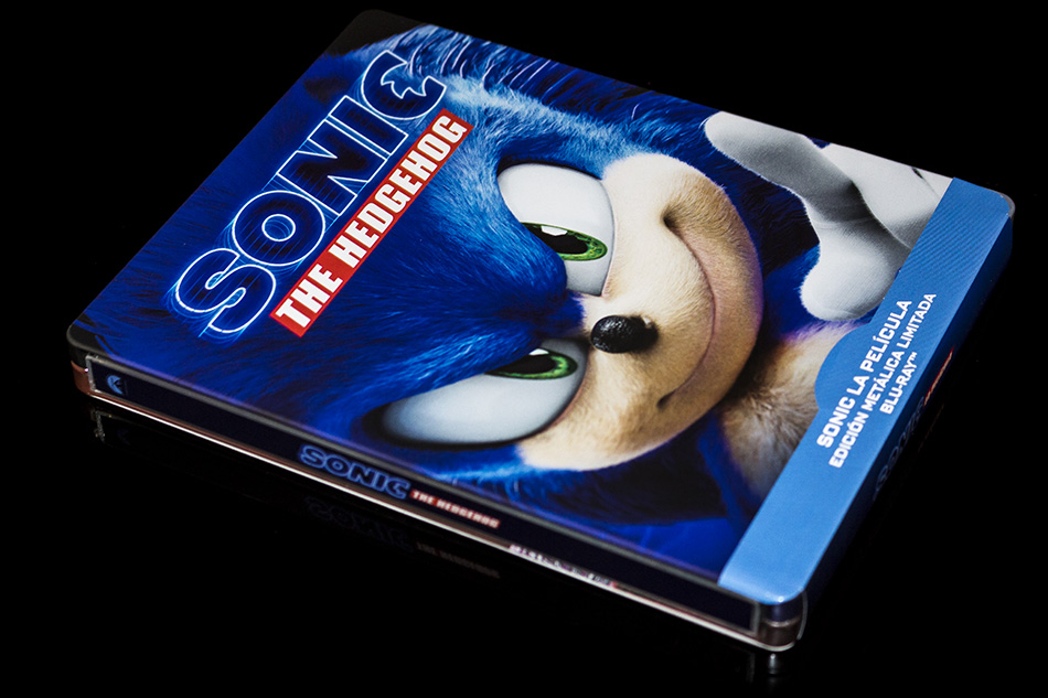 Fotografías del Steelbook de Sonic. La Película en Blu-ray 2