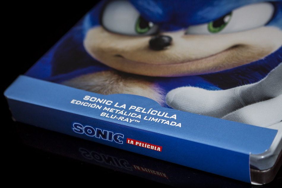 Fotografías del Steelbook de Sonic. La Película en Blu-ray 4