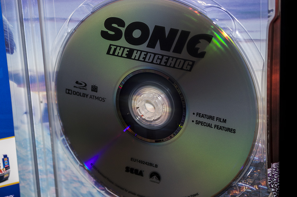 Fotografías del Steelbook de Sonic. La Película en Blu-ray 13
