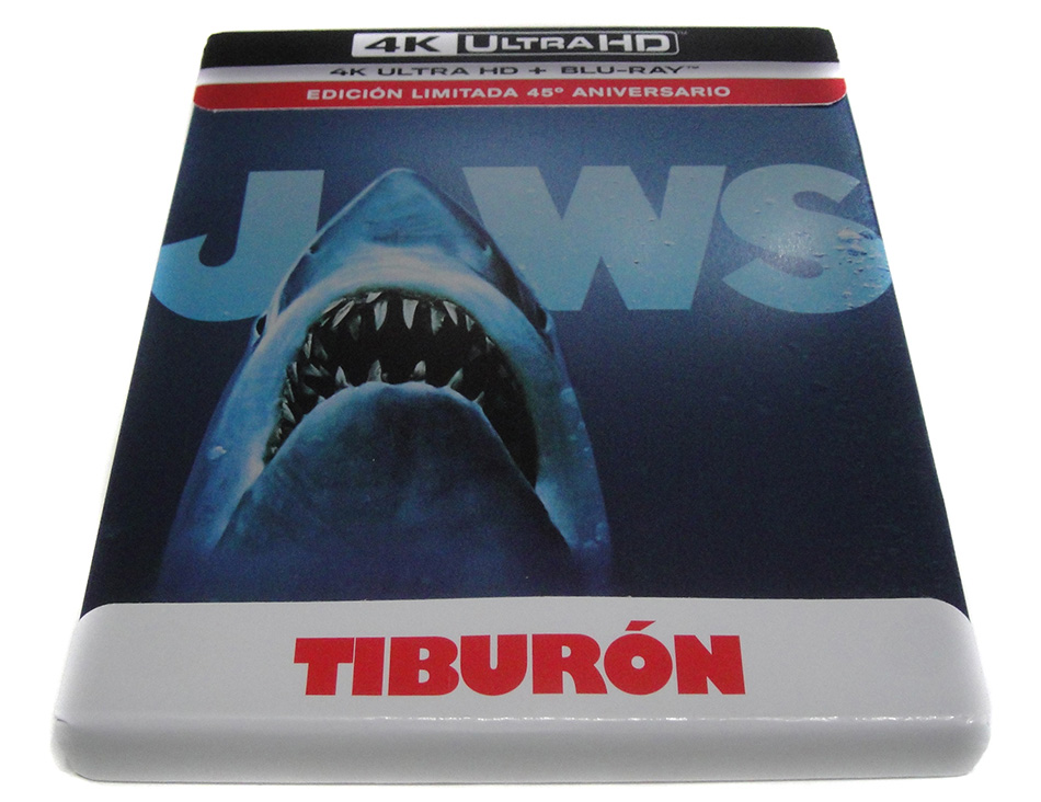 Fotografías del Steelbook de Tiburón en UHD 4K 2
