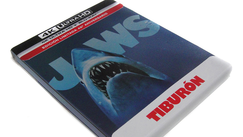 Fotografías del Steelbook de Tiburón en UHD 4K