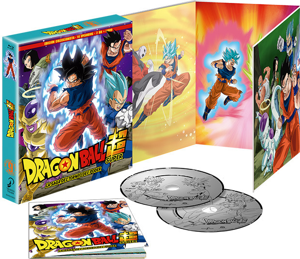 Diseño de la carátula de Dragon Ball Super - Box 9 (Edición Coleccionista) en Blu-ray 1