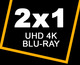 Oferta 2x1 en películas y series UHD 4K y Blu-ray de fnac.es