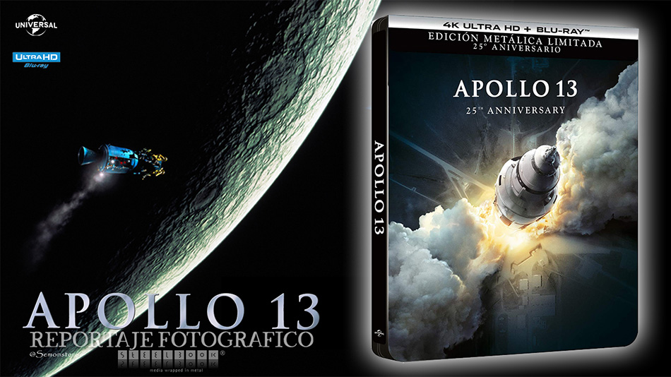Fotografías del Steelbook de Apolo 13 en UHD 4K 1