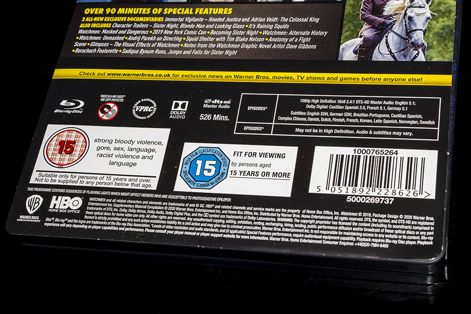 Fotografías del Steelbook de la serie Watchmen en Blu-ray (UK) 9