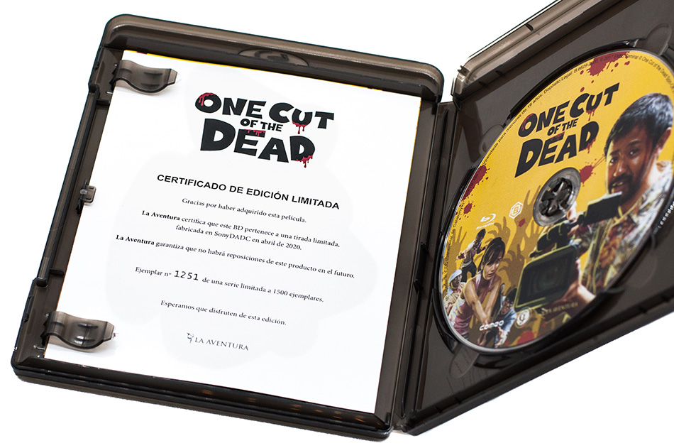 Fotografías de la edición limitada de One Cut of the Dead en Blu-ray 11