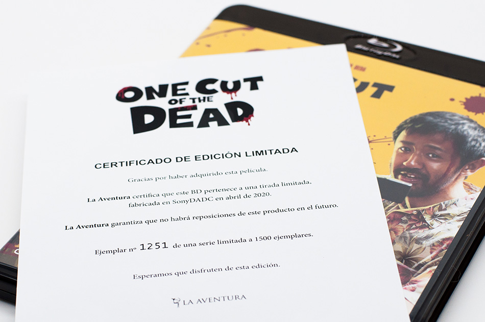 Fotografías de la edición limitada de One Cut of the Dead en Blu-ray 12