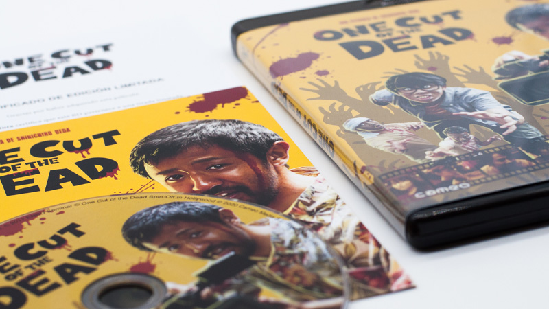 Fotografías de la edición limitada de One Cut of the Dead en Blu-ray