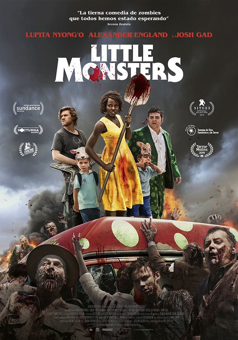 Tráiler en castellano de Little Monsters, una comedia de zombis con Lupita Nyong'o