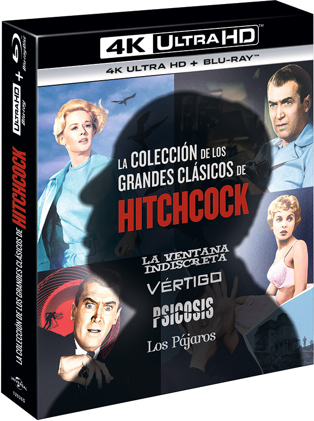 Detalles del Ultra HD Blu-ray de Pack Alfred Hitchcock Classics Collection 1