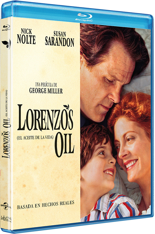 Desvelada la carátula del Blu-ray de Lorenzo's Oil (El Aceite de la Vida) 1