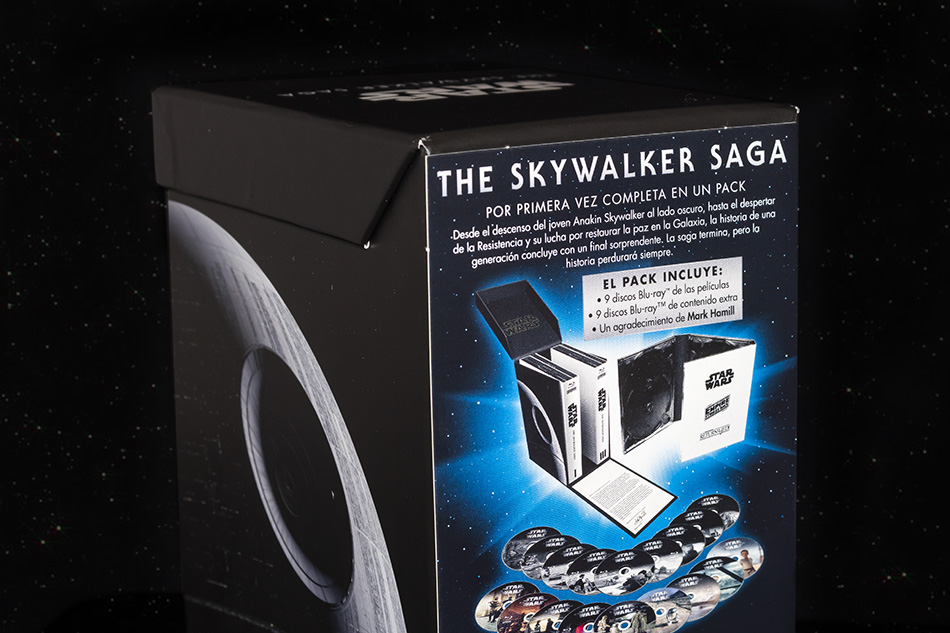 Fotografías del pack Star Wars: La Saga Skywalker en Blu-ray 4