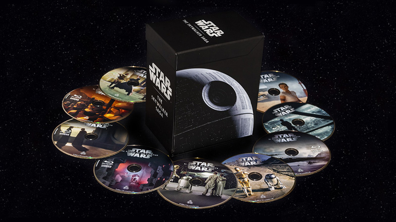 Fotografías del pack Star Wars: La Saga Skywalker en Blu-ray