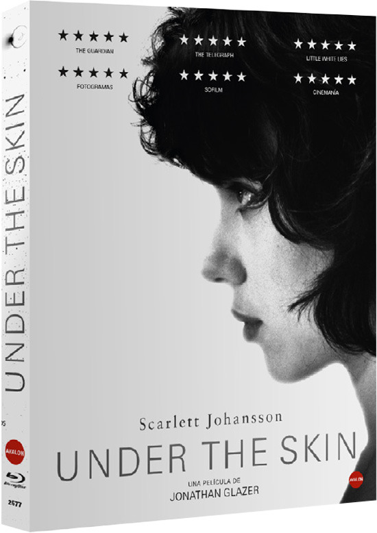 Detalles de la caja de Under the Skin en Blu-ray 1