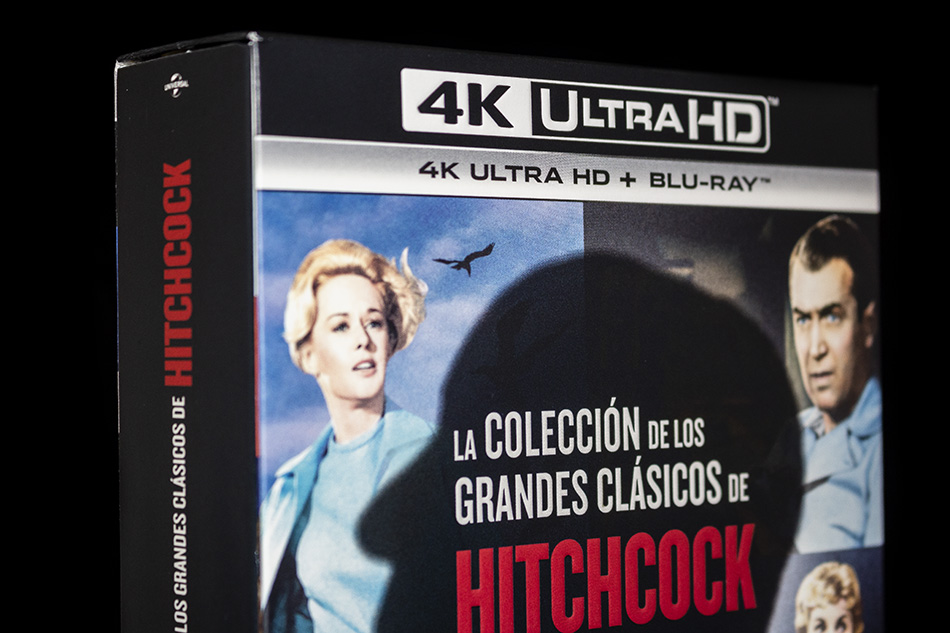 Fotografías del pack Grandes Clásicos de Alfred Hitchcock en UHD 4K 2