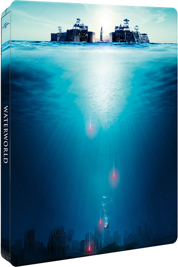 Diseño de la carátula de Waterworld - Edición Metálica en Ultra HD Blu-ray 2