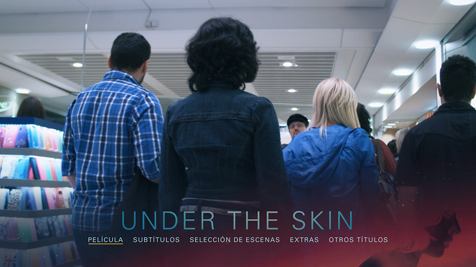 Capturas de imagen y menús del Blu-ray de Under the Skin 1