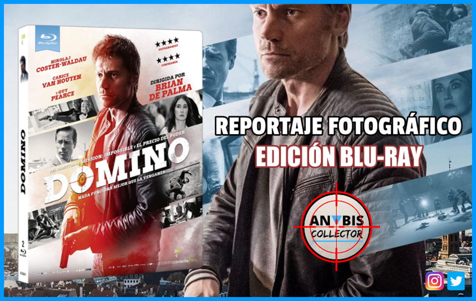 Fotografías del Blu-ray con funda y carátula reversible de Domino 1