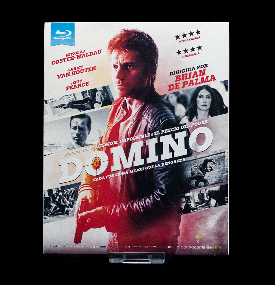 Fotografías del Blu-ray con funda y carátula reversible de Domino 2