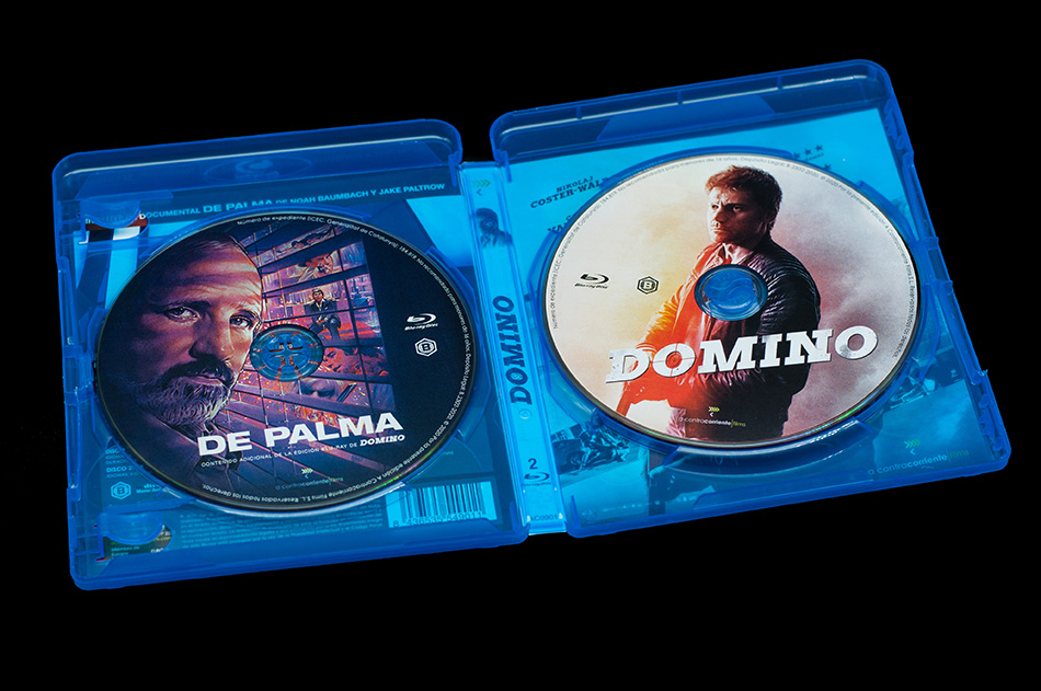 Fotografías del Blu-ray con funda y carátula reversible de Domino 11