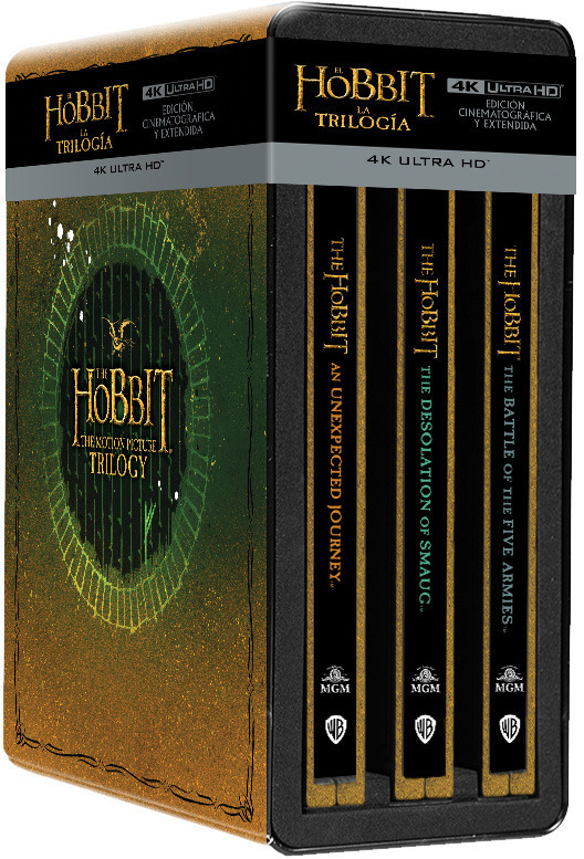 Trilogía El Hobbit - Versión Extendida (Edición Metálica) Ultra HD Blu-ray 5