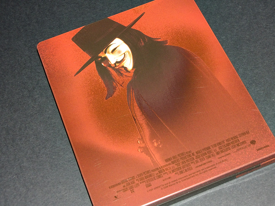 Fotografías de la edición Titans of Cult de V de Vendetta en UHD 4K (UK) 17