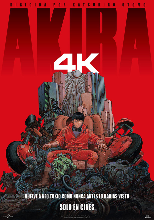 Akira se proyectará en 4K en los cines españoles
