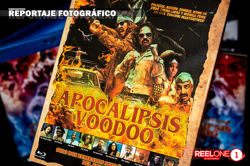 Fotografías del Blu-ray con funda y libreto de Apocalipsis Voodoo 1
