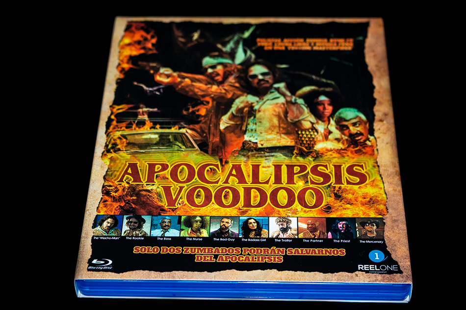 Fotografías del Blu-ray con funda y libreto de Apocalipsis Voodoo 7