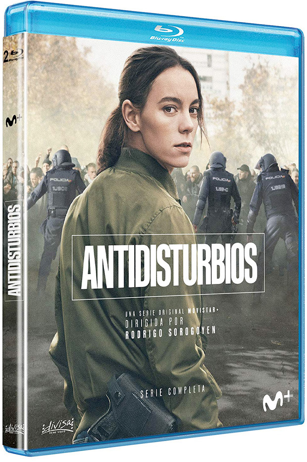 Diseño de la carátula de Antidisturbios en Blu-ray 1
